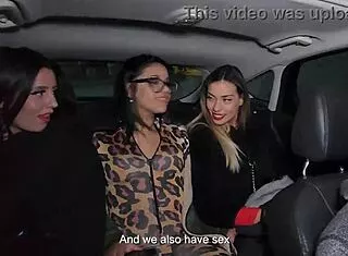 lucky uber driver anal fucks three latinas pays the ride