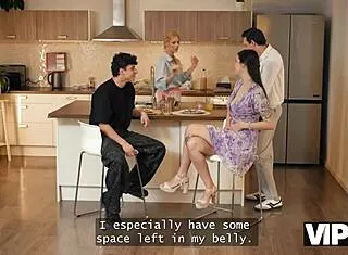 Vip4k Beautiful Blonde Milf Claims Virginity In Hot Kitchen Fuck