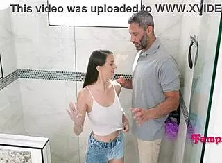 tiny petite teen devil tempts soft stepdad into rough pov monster pounding