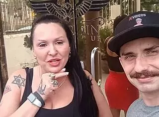 Saymon's Monster Cock Pounds Tattooed Brazilian Milf Dinnigata Hard!