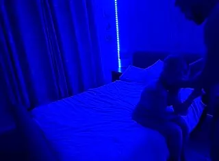 submissive milf in lingerie deepthroats cock swallows thick cum closeup