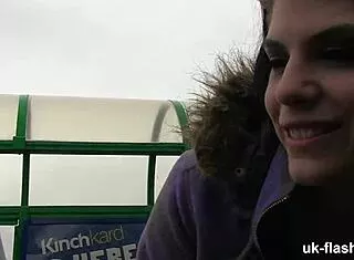 Lucia nails PUBLIC FINGERING challenges in her car