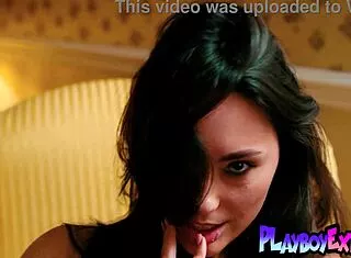 seductive polish brunette klaudia fugiel strips lingerie revealing natural tits pussy softcore