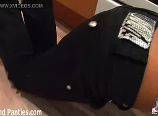 emo tomboy teen strips tight skinny jeans rips clothes bares her nude ass