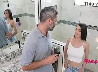 tiny petite teen devil tempts soft stepdad into rough pov monster pounding