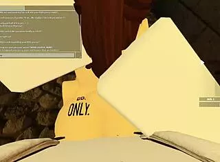 roblox slut deepthroats bends over for wet ass shaking cum