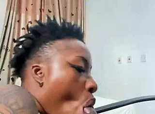 naija babe candy slurps that big black cock deep