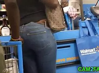 BBW Ass Hidden Cam Thrills Me Deeply