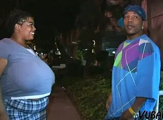 Ebony BBW Rides Gigantic BBC Wildly!