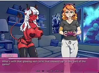 demons rise futa futanari lesbian monster orgy demo
