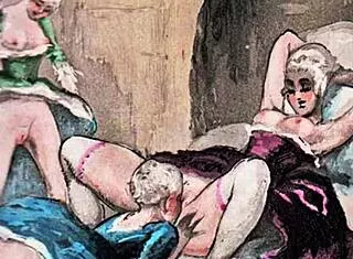 vintage erotic drawings tease sensual curves