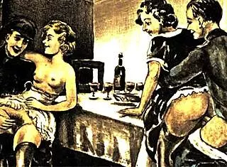 vintage erotic drawings tease sensual curves