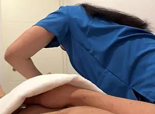 a private massage turns into oiled deepthroat cumslut action