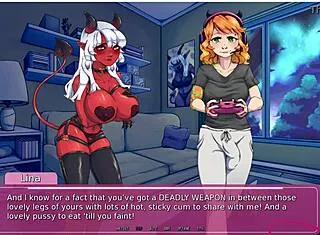 demons rise futa futanari lesbian monster orgy demo