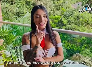 Colombian Latina Slut Plays Dirty With Her Big Cute Ass