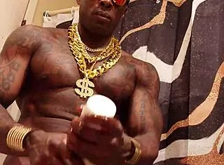 hallelujah johnson worships this monster bbc till it weeps cum