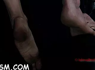 Rough Femdom Spanking Ball Licking Sadomasochism Game Unfolds