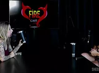 brunna sweet fire cast sheer red boots compilation