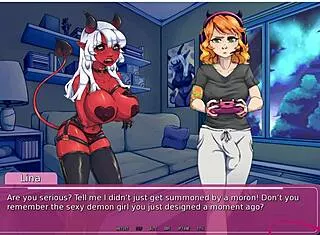 demons rise futa futanari lesbian monster orgy demo
