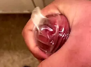 masturbating with a condom feels so good 😩💦 come watch me cum!