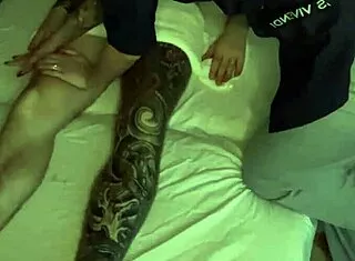 Petite Masseuse Slut Dirty Talks While Sucking Client's Monster Cock