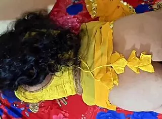 Indian Bride Wife Cums Hard First Time Bent Over Doggystyle