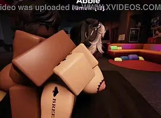 Fucked Roblox Slut's Ass Filled with Huge Cum Load!