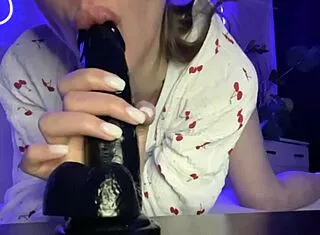cutie housewife says yes daddy i crave sucking that huge monster cock sloppy pov