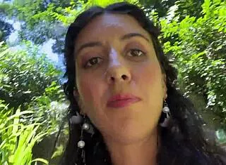 Skinny Lingerie Slut Takes Facial in Public Bathroom then Cumwalks Waterfall