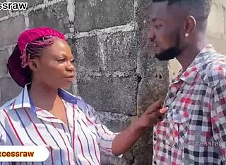 she begged me not to expose her ebony tits so i got clit lick compensation