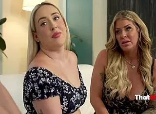 pregnant milf mommy begs stepson to breed her tight pussy