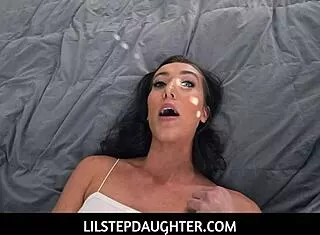 big tits brunette stepdaughter vivian fox begs stepdad to punish fuck her pov
