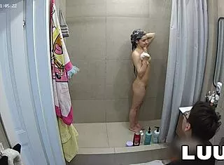 Luuv, Don't You Love Watching Your Girlfriend Flash Tits in Shower for Reality Show?