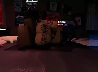 Fucked Roblox Slut's Ass Filled with Huge Cum Load!