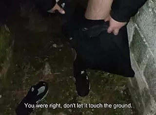 Ever seen a couple pee and fuck right behind a church?