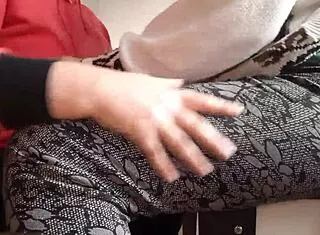 we tickle and spank while mutually masturbating to orgasm first time!