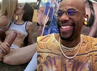 sweaty petite blonde teen kisses trans cock cowgirl anal pussy fuck!! 🏥🍆