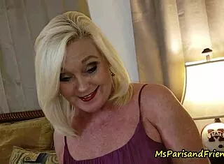 Shaved Milf Deepthroats Cock Close-Up With Rough Spanking