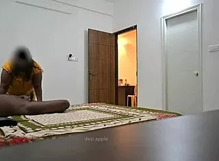 Indian Couple Fucks Right in Front of Muslim Maid Jamila!