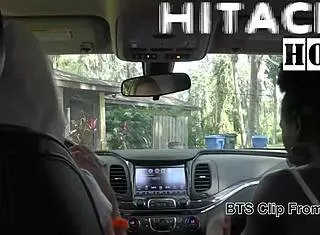 Nonnude BTS Rina Arem Masturbates Hitachi Car Wait