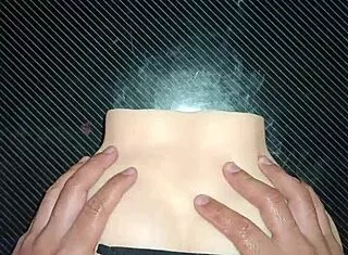 Candy's tight ass ripped open creampied in black thong!