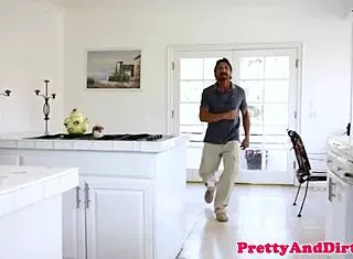 cockloving petite beauty drilled deep by monster huge dick close up