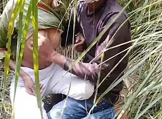 indian teen pressed against tree boobs squeezed then doggystyle fucked in forest 🌳🍑🔥