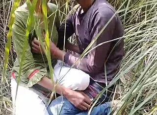 indian teen pressed against tree boobs squeezed then doggystyle fucked in forest 🌳🍑🔥