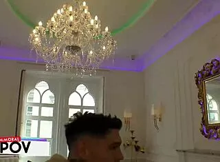 dean and babes share big cocks in mmf orgy