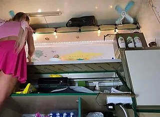 i couldnt resist upskirting this sexy bitch pussy at work