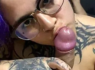 Neighbor's Huge Cock Sucked Dry