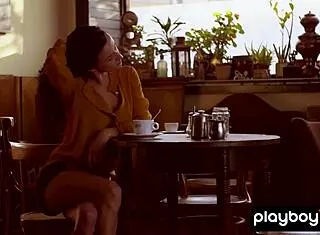 Petite Hungarian Luca Miklosi Strips Rips Clothes Exposes Hairy Pussy Beaver