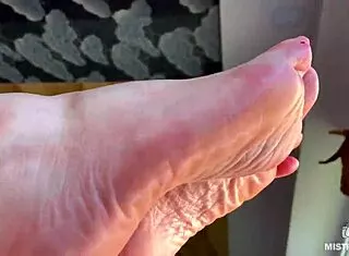 Dangling Heels on Bare Feet Tease!