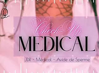 French medical cock milking lactating check-up